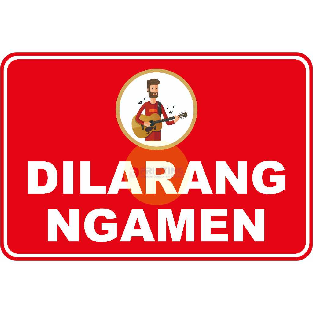 

STIKER PERINGATAN DILARANG NGAMEN