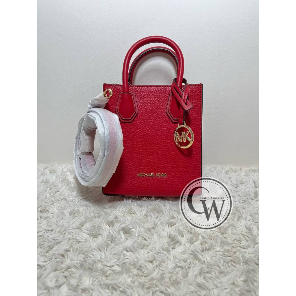 MICHAEL KORS Mercer XS Bright Red (Phone Bag) ORIGINAL USA / AMERIKA