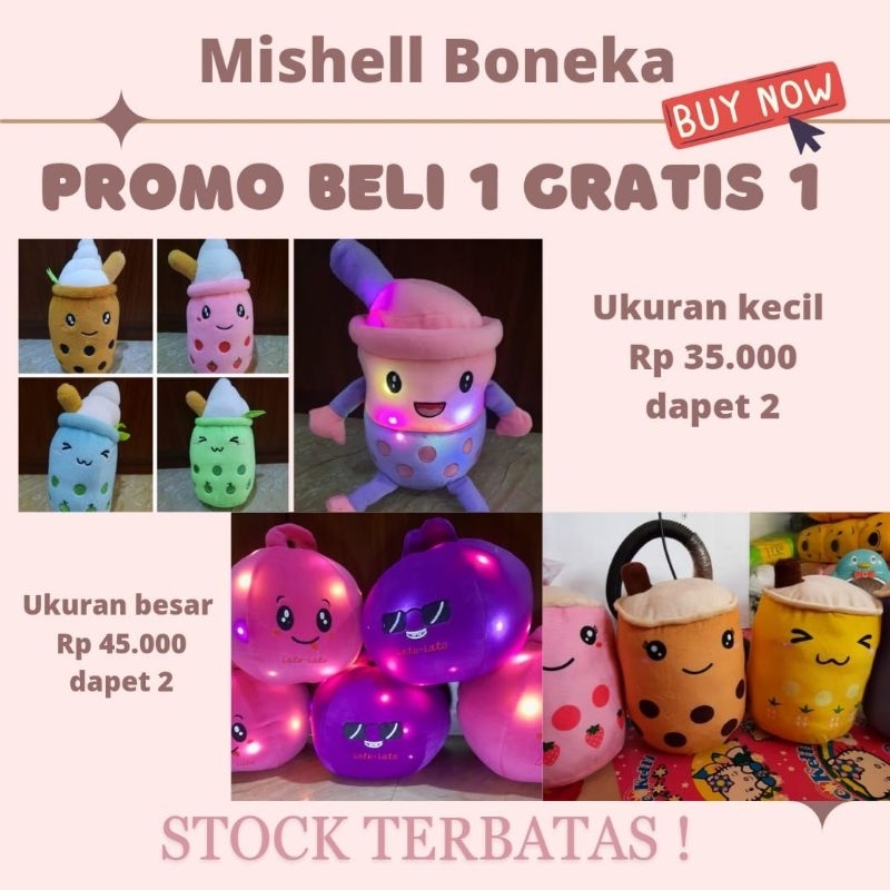BONEKA BOBA ES KRIM SOUVENIR KADO TERMURAH