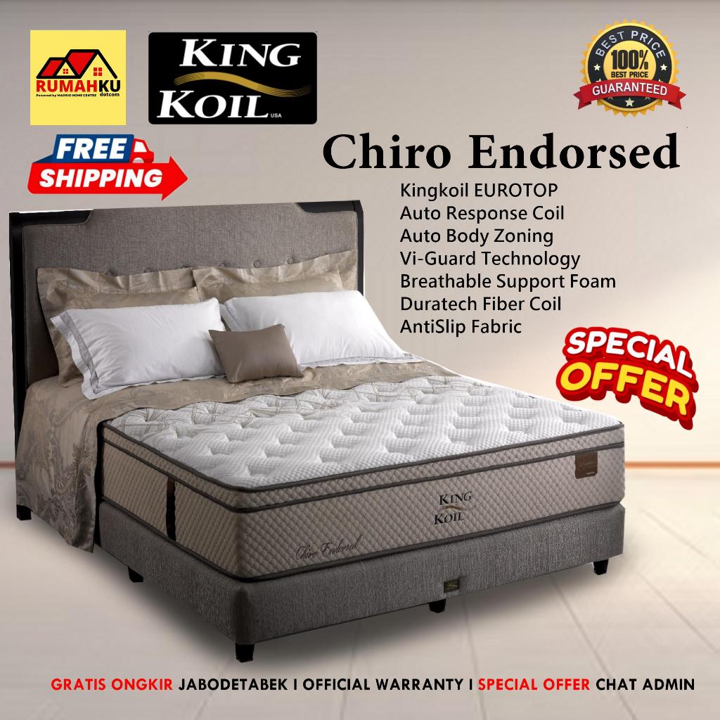 KASUR KING KOIL CHIRO ENDORSED - KASUR KINGKOIL - CHIRO ENDORSED - KING KOIL