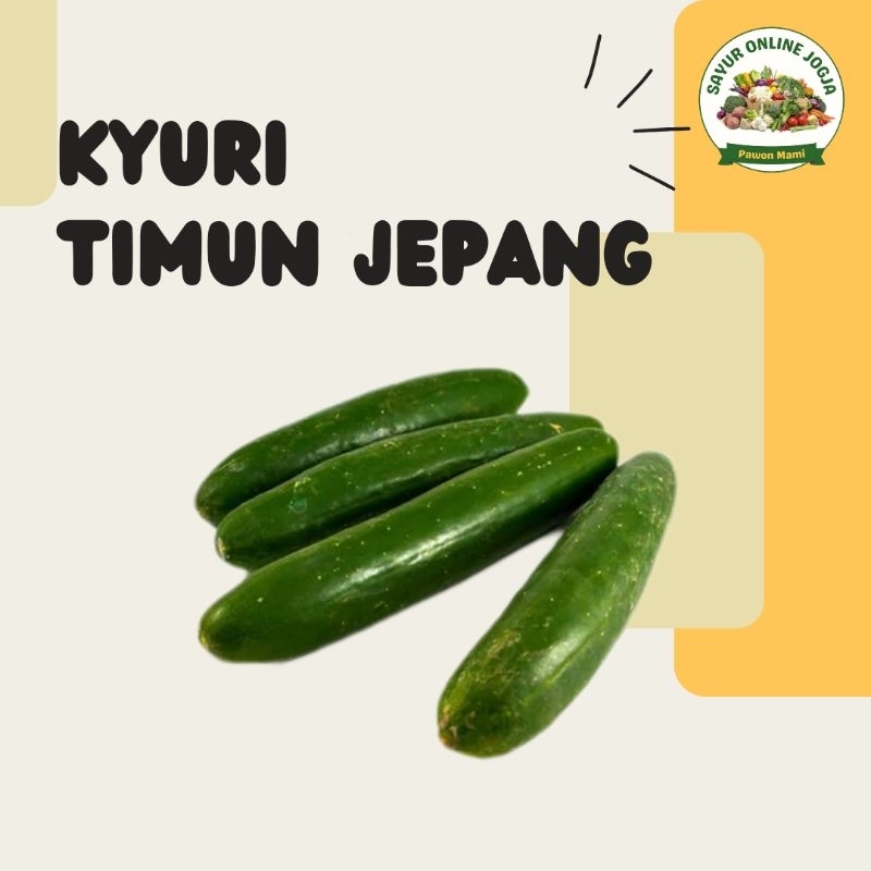 

Timun jepang kyuri per buah - PAWON MAMI SAYUR ONLINE JOGJA