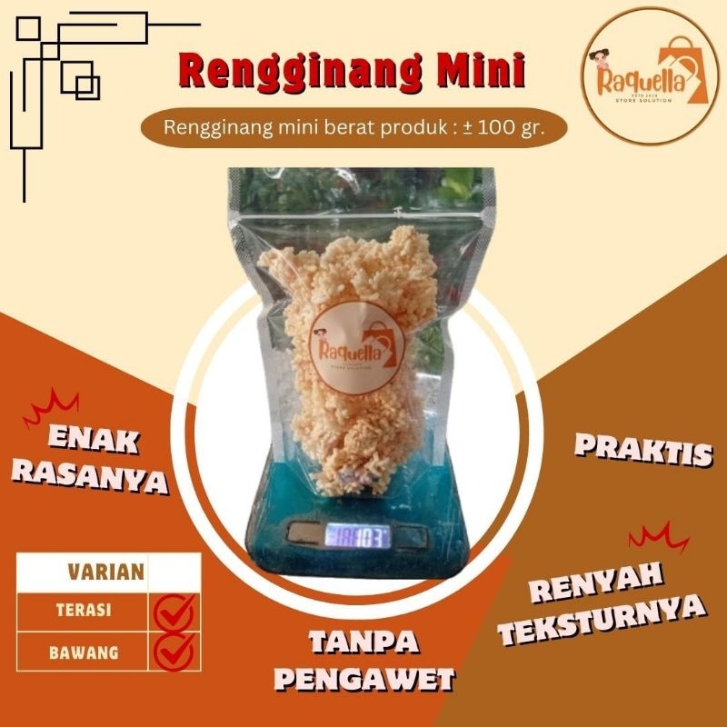 

Kerupuk Krupuk Rengginang Terasi Matang-100gr-Raquellastore