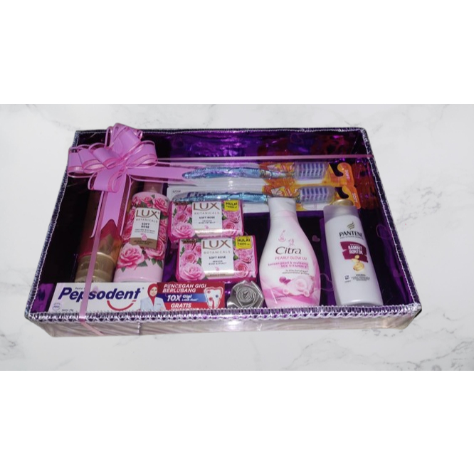 MURAH Paket Seserahan Warna Pink /Kado Pernikahan /Hantaran Pernikahan Peralatan Mandi/Hamper