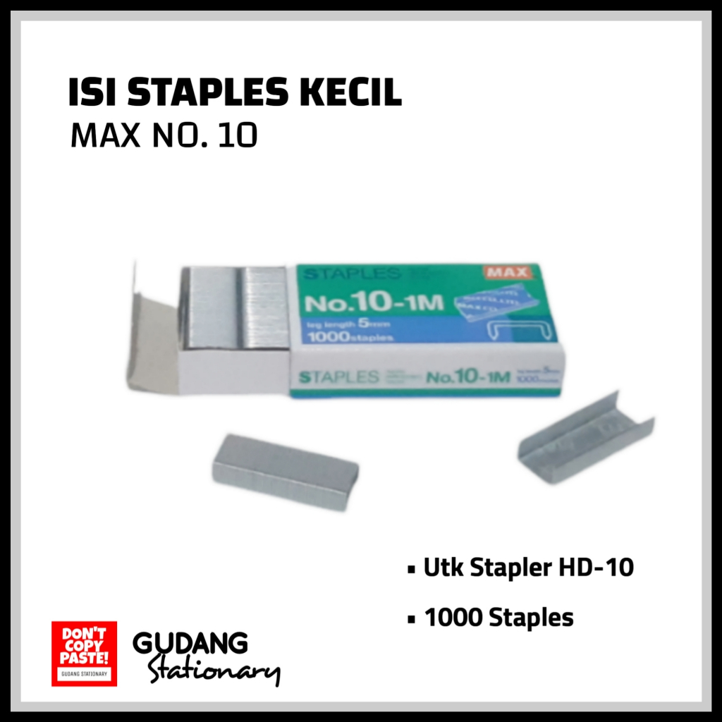 

Isi Staples Kecil No.10 MAX