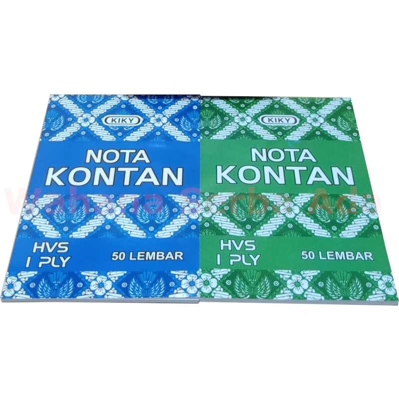 

RB 1 Pack Nota Kontan Kecil KIKY 1 Ply Isi 10 Buku