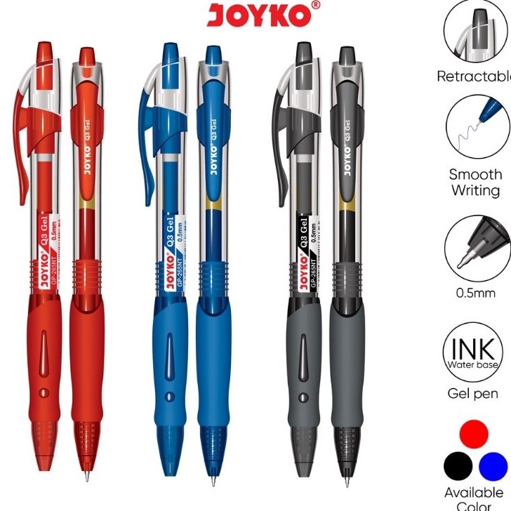 

HARGA GROSIR Gel Pen Pulpen Pena GP 265 Q Gel 5 mm 12 pcs