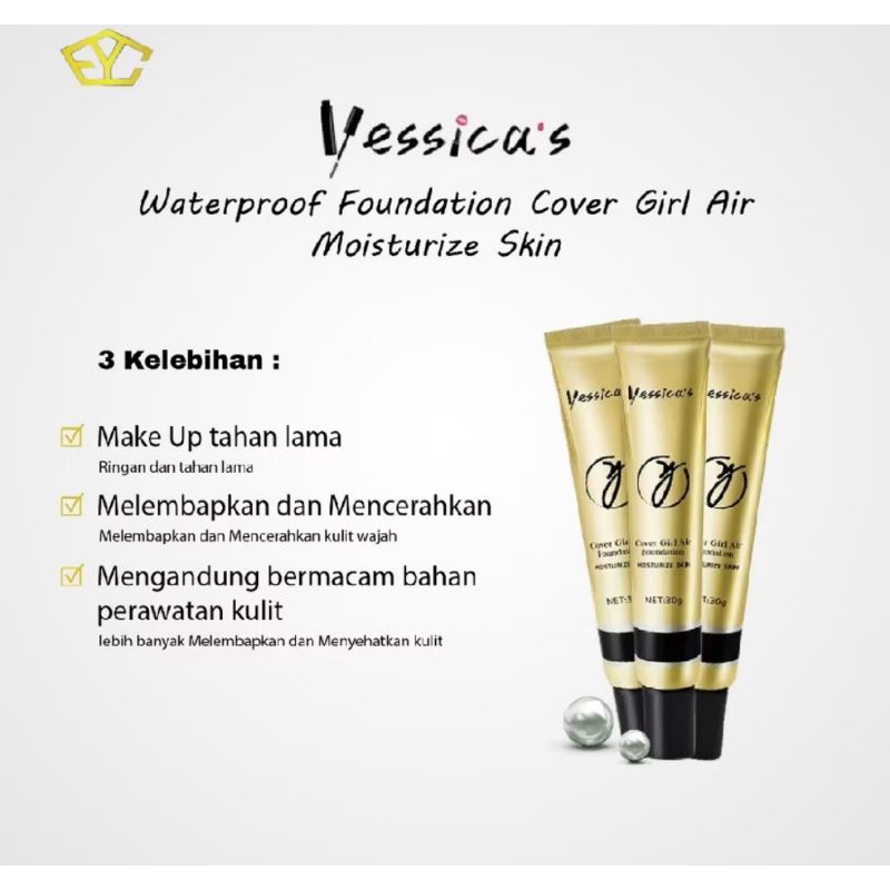 foundation yessica's | yessica's foundation waterproof moisturize skin