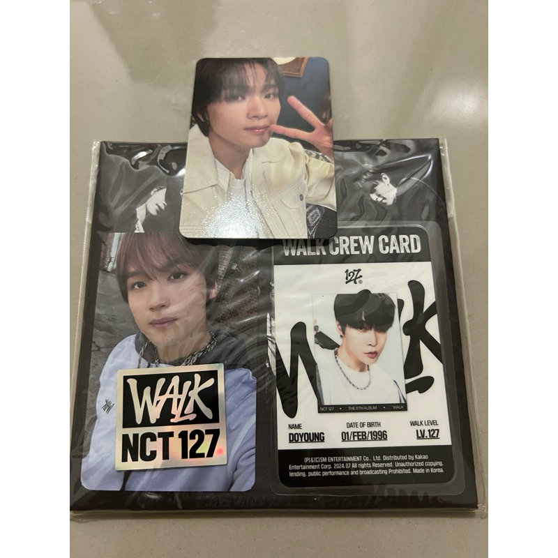 NCT127 - Walk Poster ver Album Haechan Set PC with POB KPOPMerch fansign jakarta