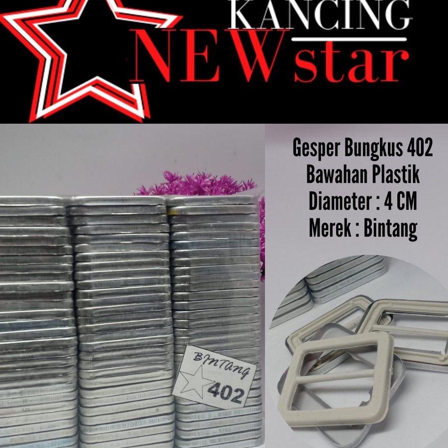 ORDER SAJA GAN Gesper Bungkus Ring Sabuk Bawahan Plastik 42 kotak