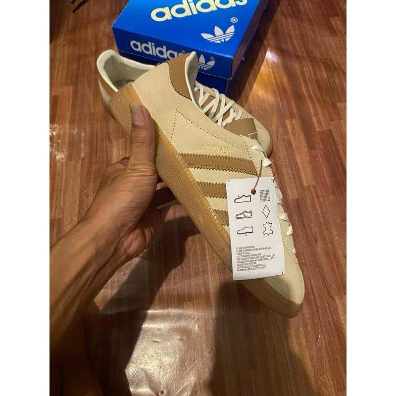 SNICKERS ADIDAS MUNCHEN EDGE BROWN CREAM