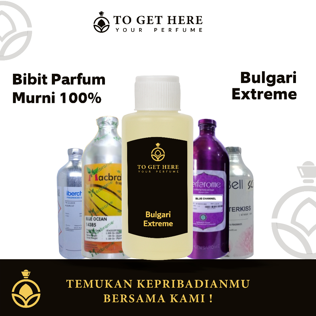 Bibit Parfum Murni - BULGARI EXTREME Non Alkohol Tanpa Campuran 100ml