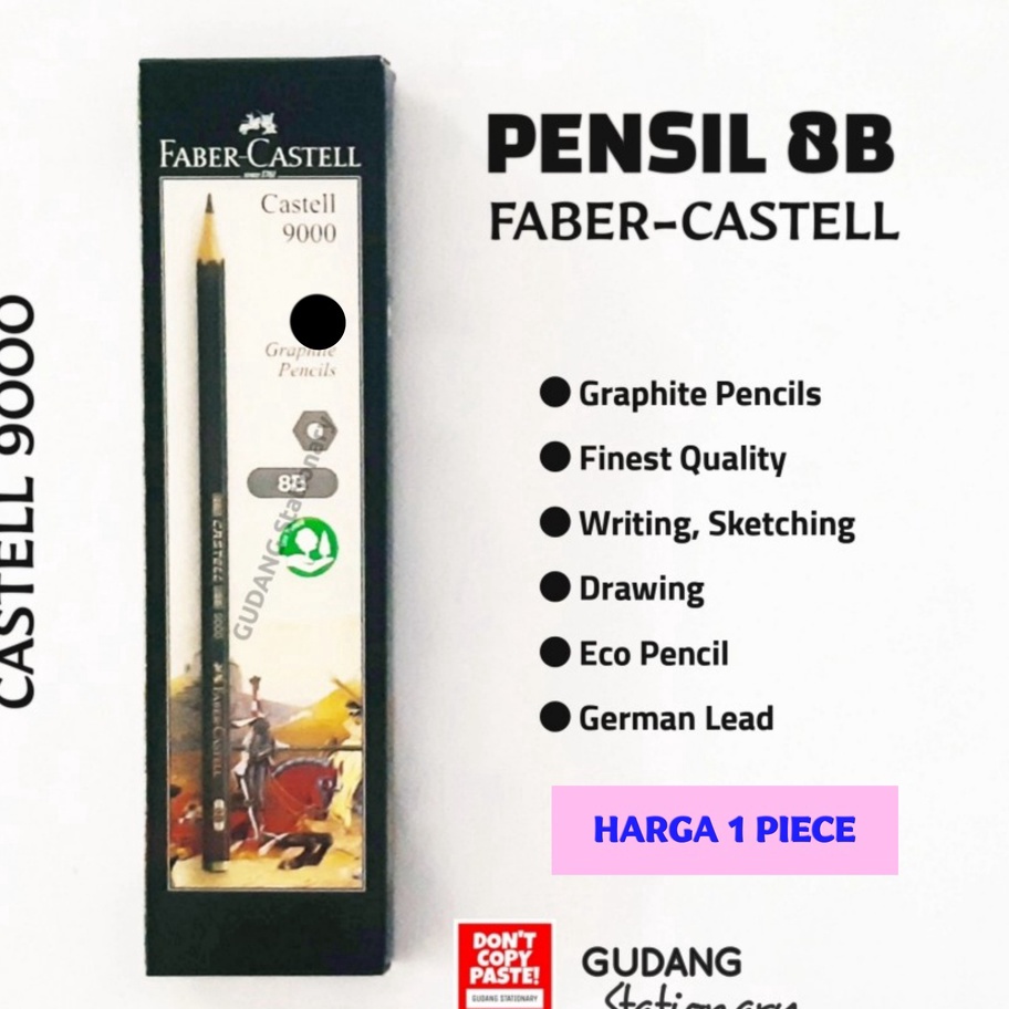 

TERJAMIN BAGUS Pensil 8B FABERCASTELL 1 pcs