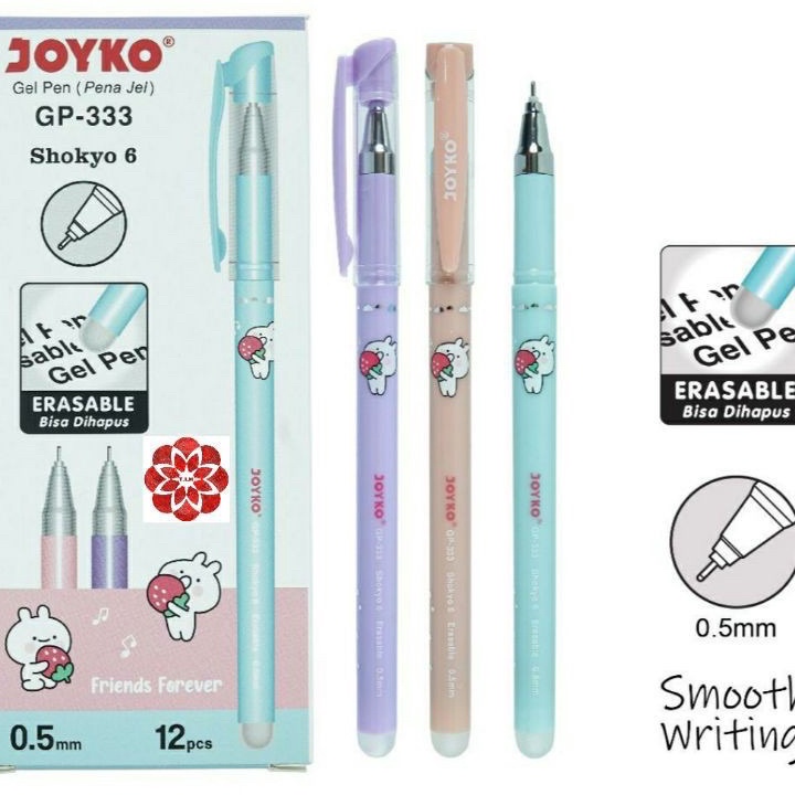 

PRODUK AWAL TAHUN Pulpen Bisa dihapus GP333 Shoyko6 12pcs