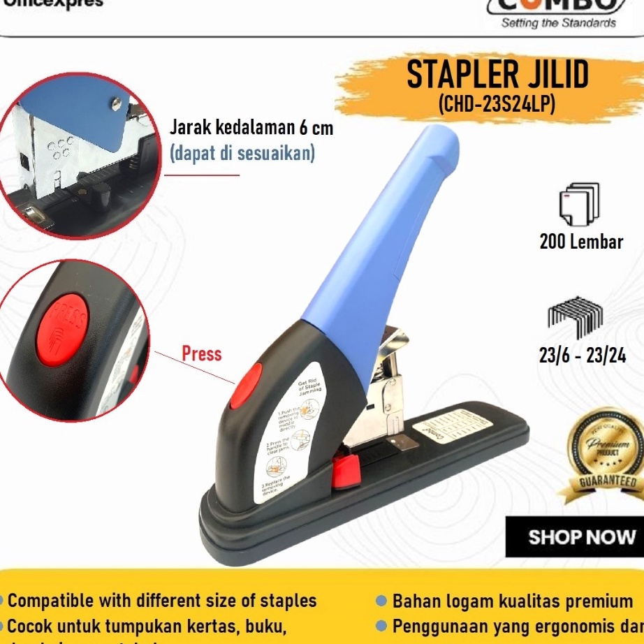 

TERBARU Less efort Heavy Duty Isi Staples Jilid Jepretan Stapels Alat Stapler Jilid Besar 23S24 LP HD 12N24 Hekter sejenis