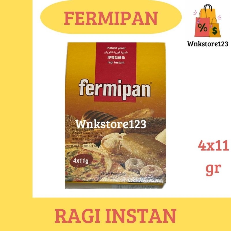 

Fermipan ragi instan ecer 1 sachet 11 gram