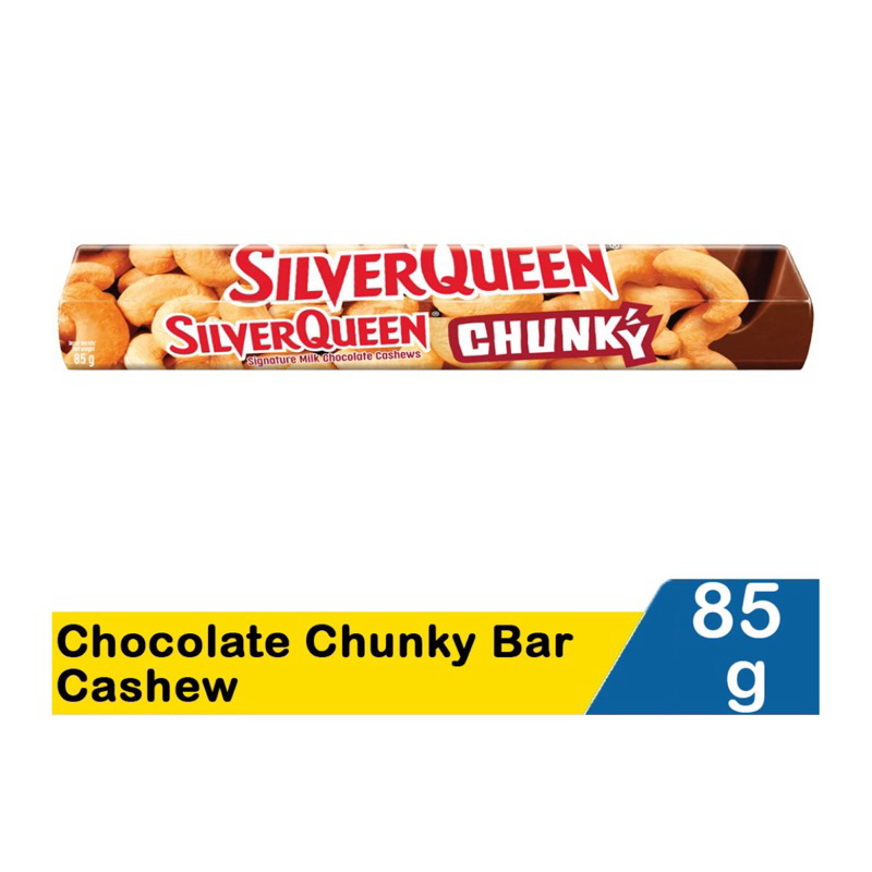 

Silver Queen Chocolate Chunky Bar Cashew 85 Gram