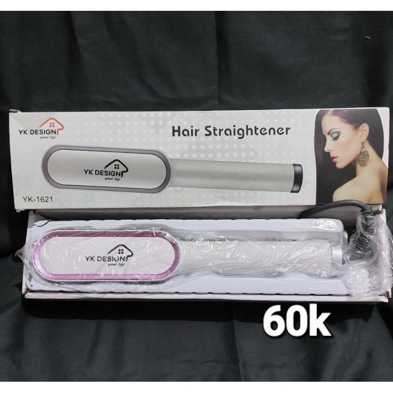 YK Design Hair Straightener 2 in 1 Catok Sisir