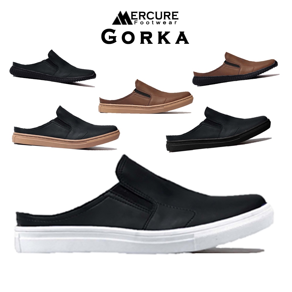 Mercure Footwear - Kenshin Gorka | PO Sepatu Sandal Slip On Ukuran Besar Big Size 45 46 47 48 49 50