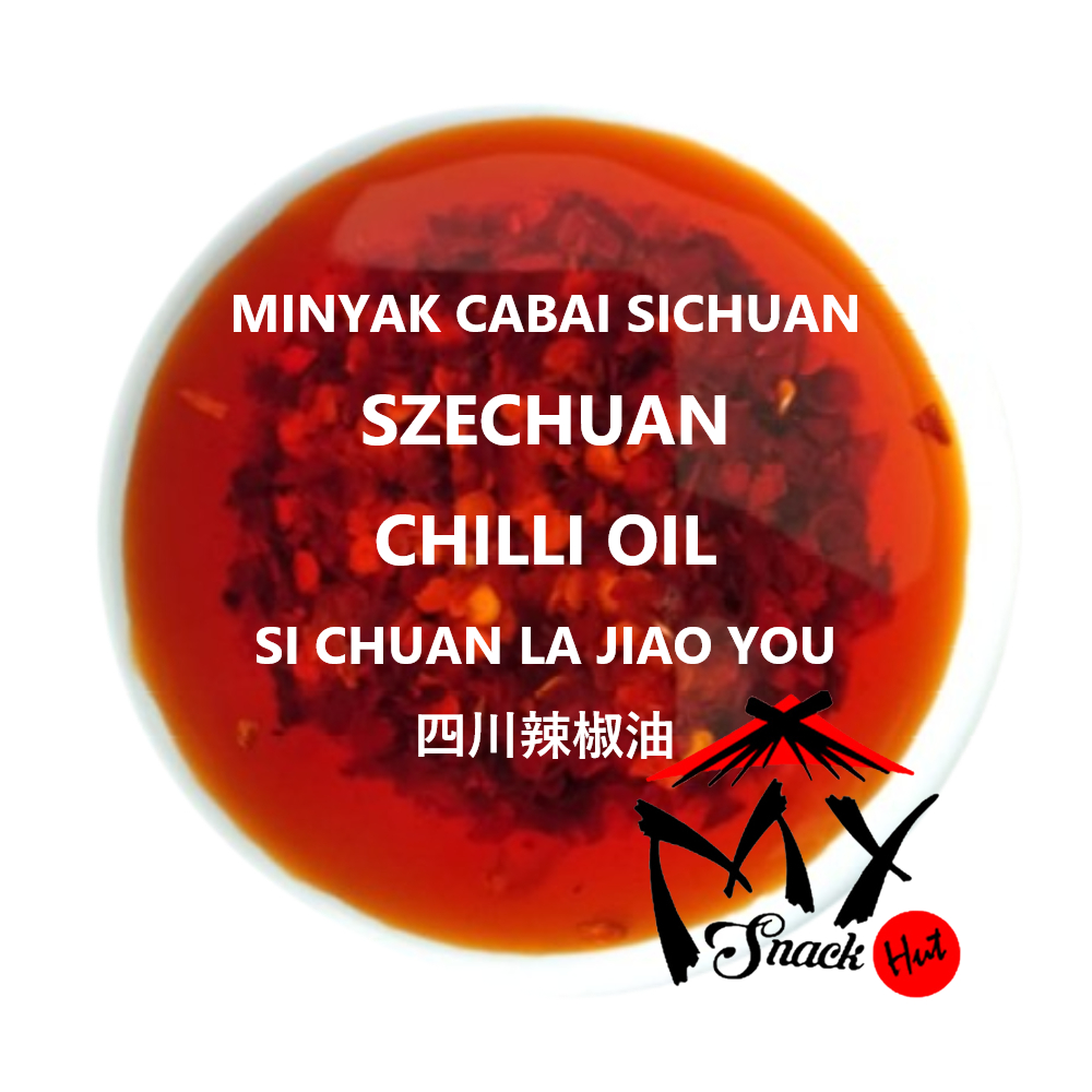 

SICHUAN CHILLI OIL 250GR MINYAK CABE DIMSUM RAMEN SZECHUAN CHILI SPICY PEDAS LA JIAO YOU 辣椒油 HALAL