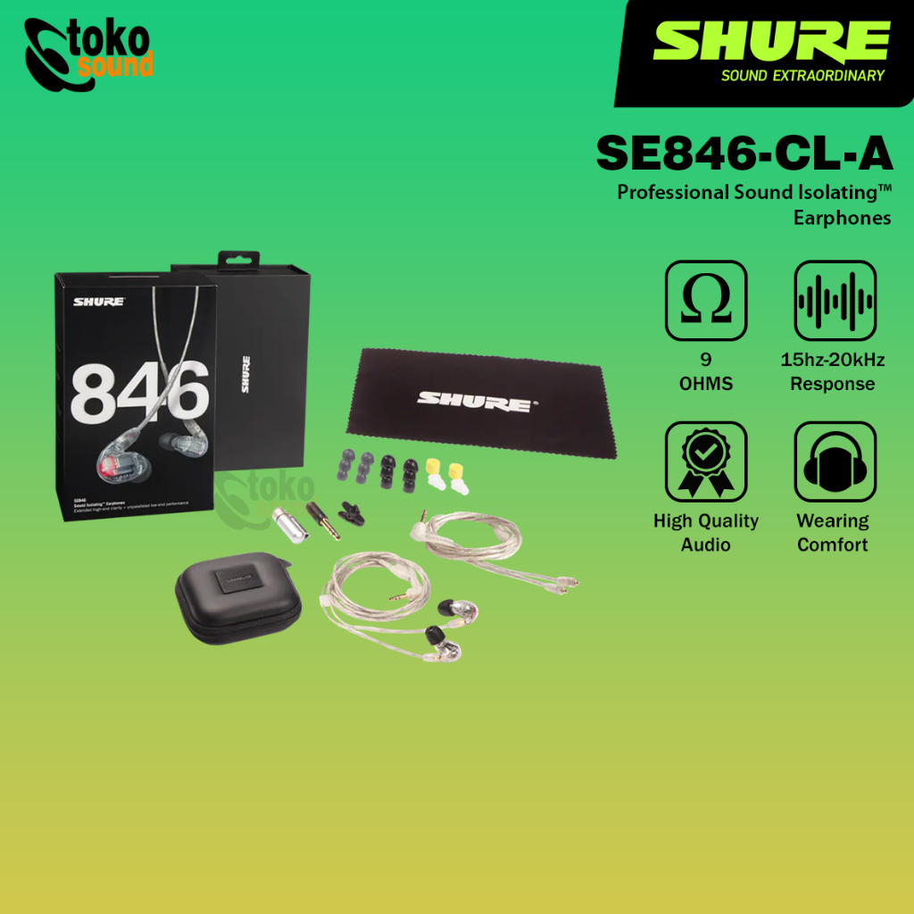 Shure SE846CL SE846 CL - Professional Sound Isolating Earphones