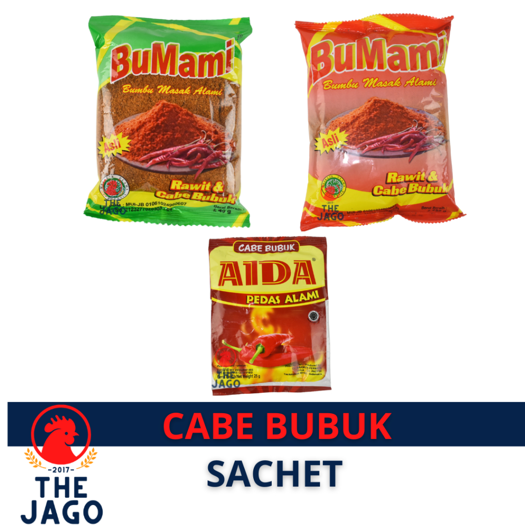

Cabe Aida Bubuk Bumami Tabur Sachet Keripik Basreng 40gr