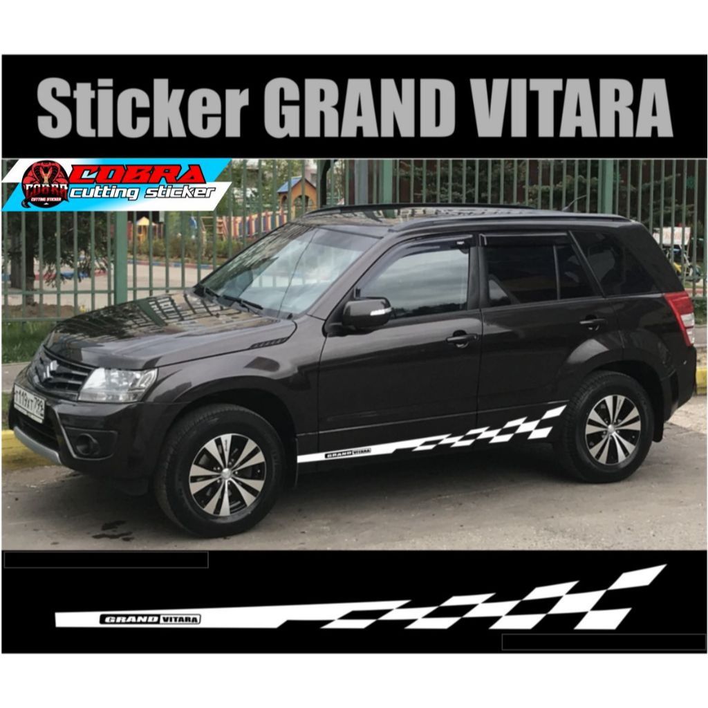 STICKER MOBIL GRAND VITARA CUTTING STIKER BODY SAMPING