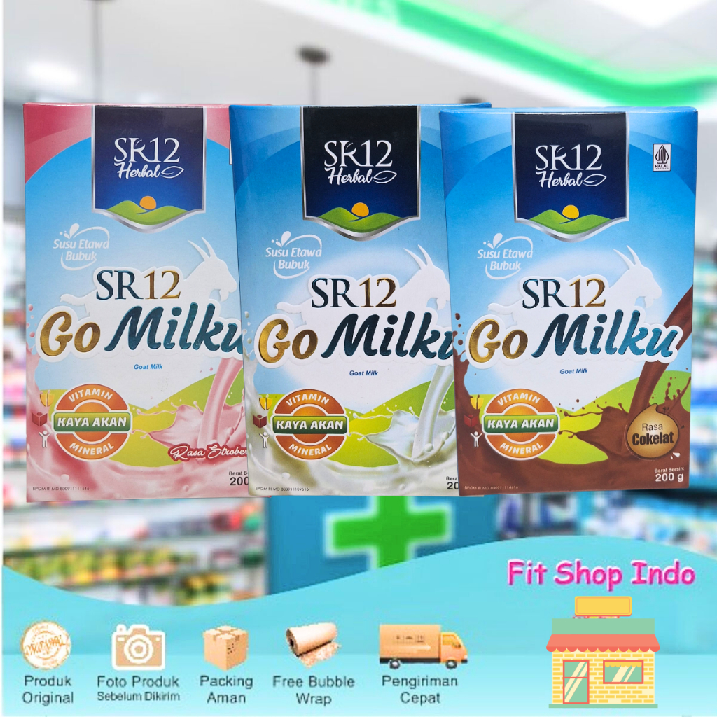 

SR12 GoMilku Susu Kambing Etawa 200gr