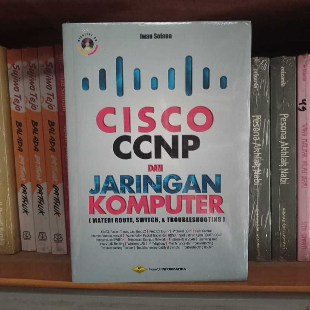 Buku CISCO CCNP Dan Jaringan Komputer -  Iwan Sofana Informatika Original Terapibuku