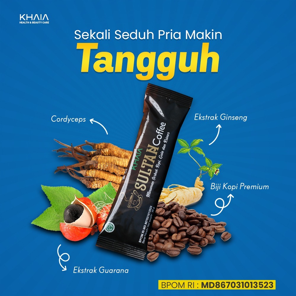 

Kopi Herbal Kejantanan Sultan Coffee BPOM | Kopi Untuk Kejantanan Daya Tahan Pria