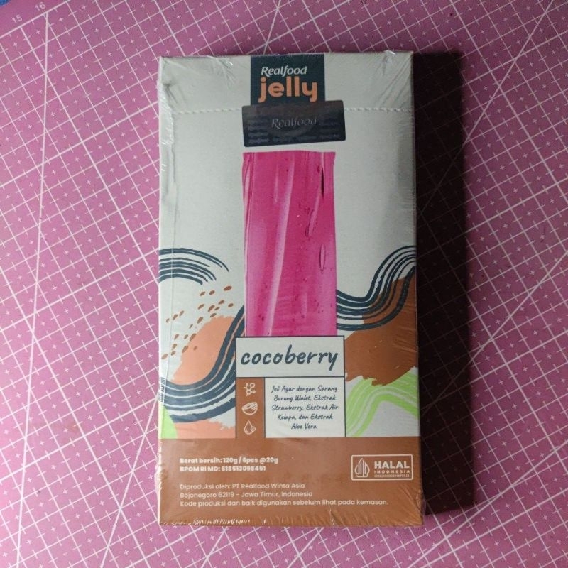 

realfood jelly cocoberry isi 6 pcs
