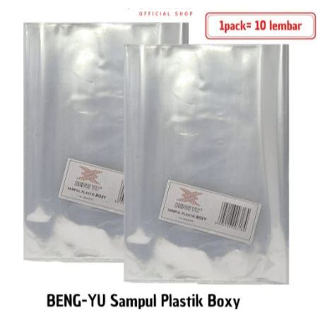 

Sampul Plastik BengYu Boxy B5 Isi 10 Lembar Sampul Buku Tulis Boxy ATK