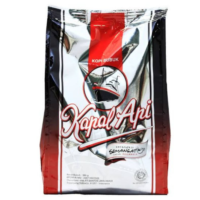 

KOPI KAPAL API 380 GR SILVER / KAPAL API JUMBO