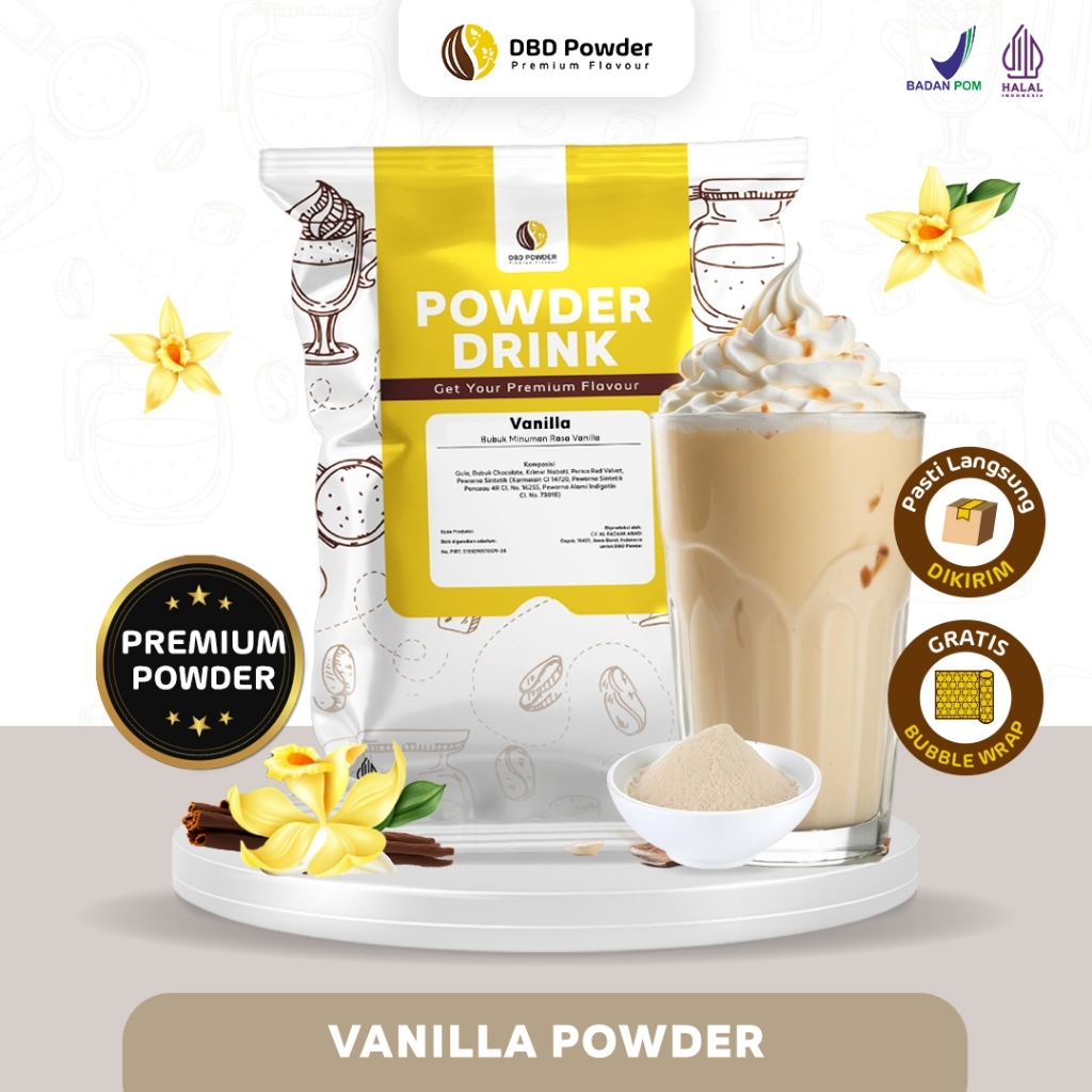 

Bubuk Minuman Vanila - Powder Vanilla