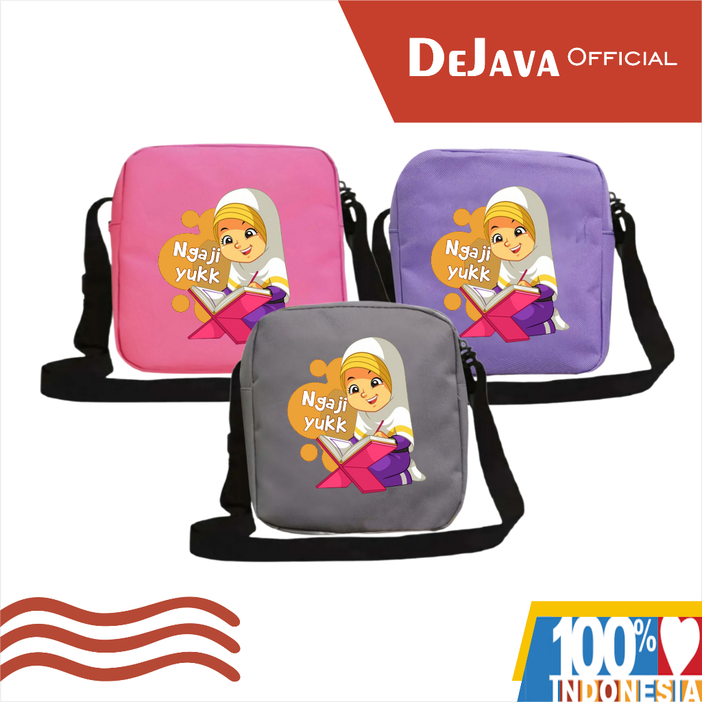 Tas Selempang Anak Ngaji yuk Perempuan Murah Kekinian