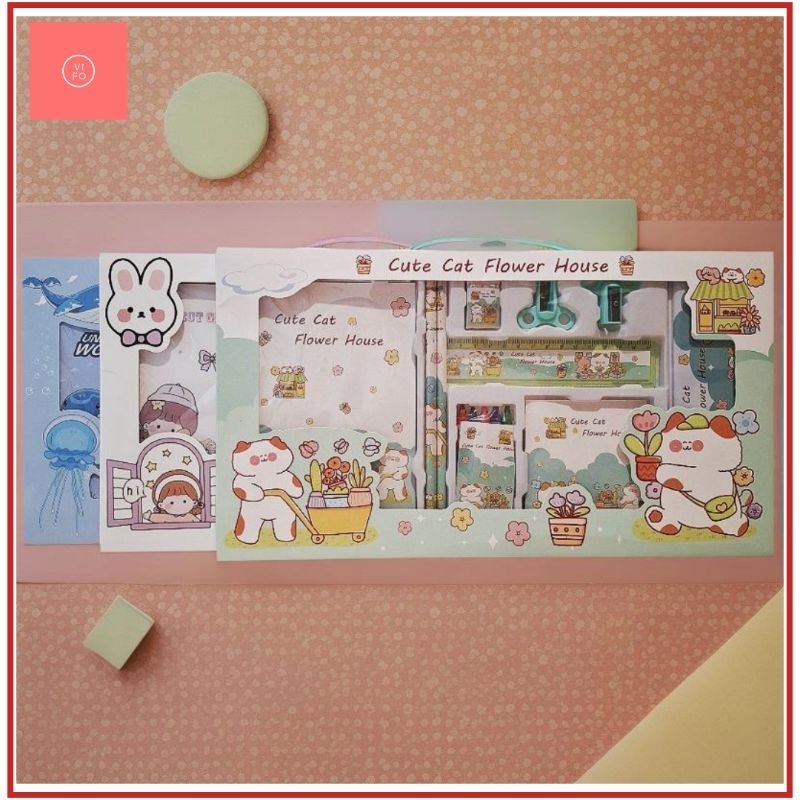 

Stationery Set Alat Tulis Anak Besar Super Lengkap