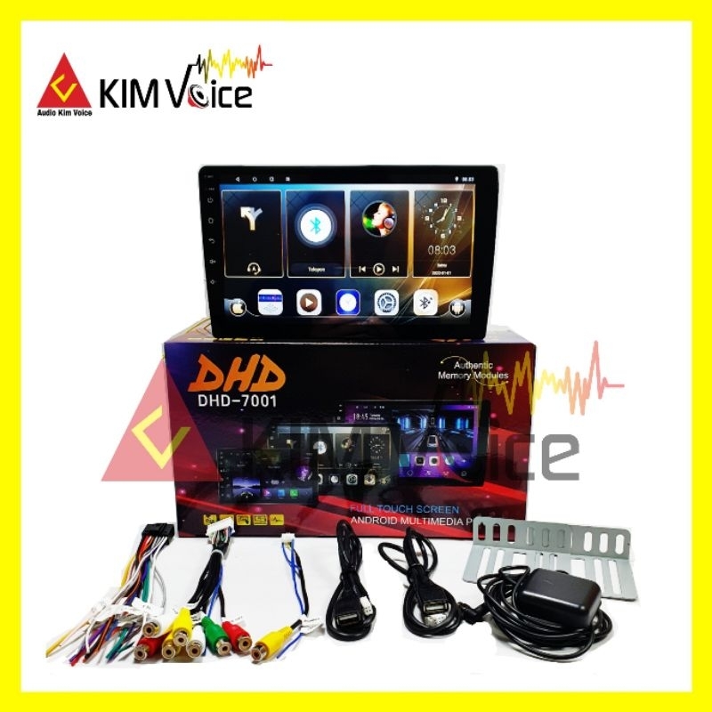 Head Unit Android DHD 7001 9 inch 10 inch Original Layar IPS