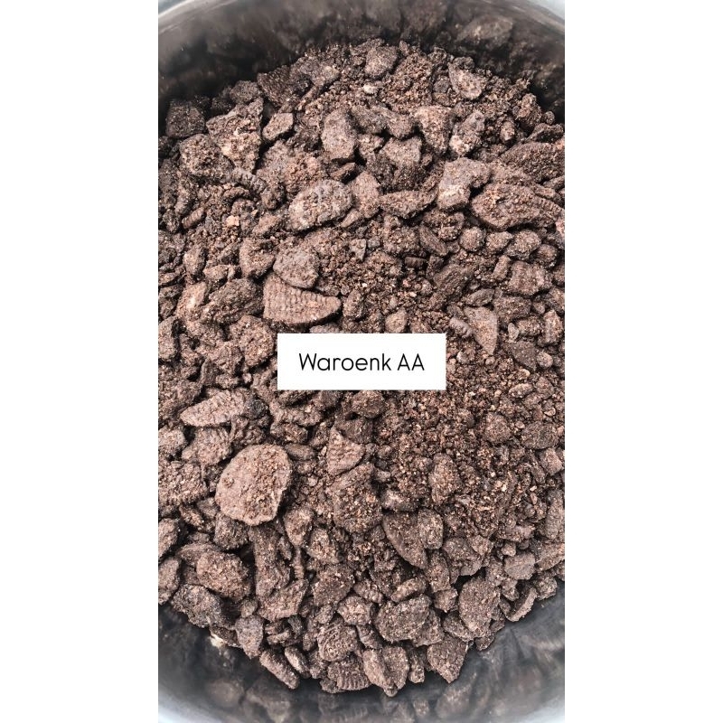 

Bubuk biskuit hitam kasar remukan biskuit topping remahan biskuit 1 kg 2k