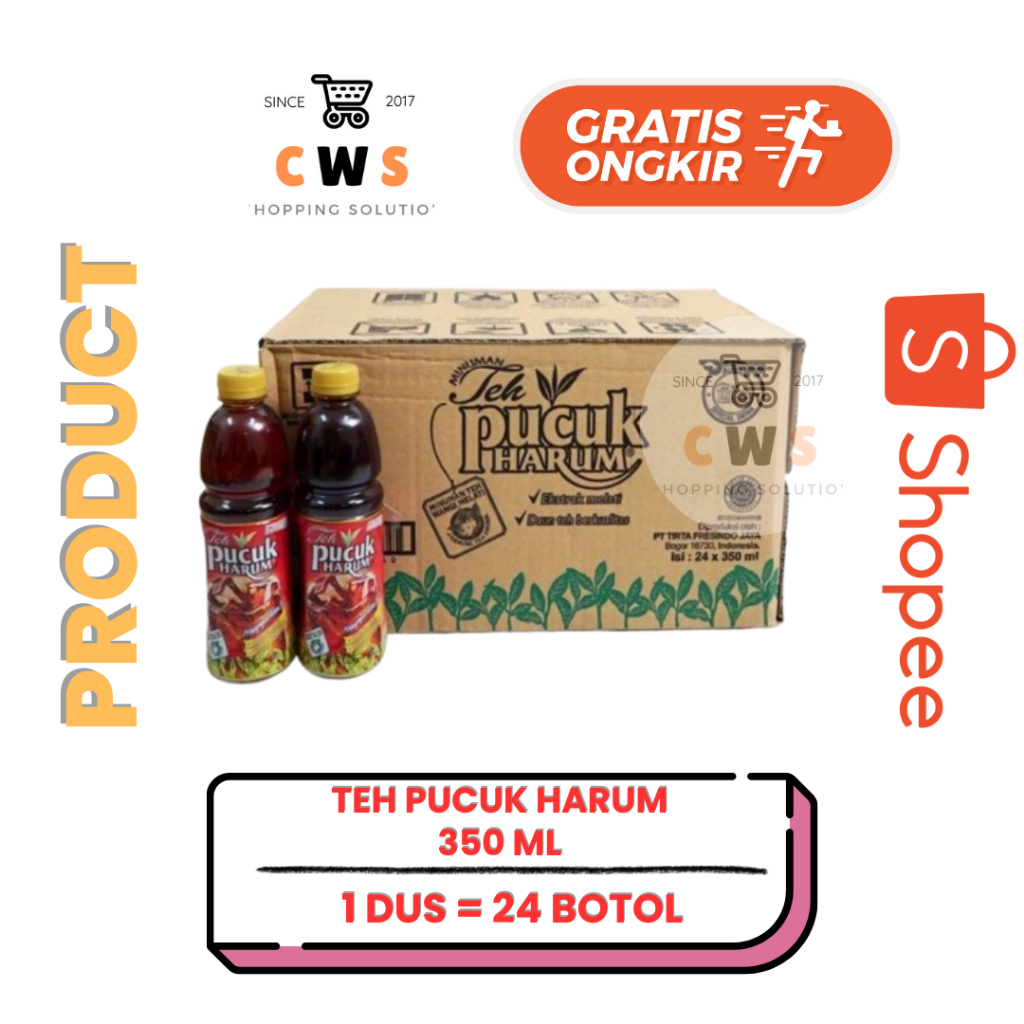 

TEH PUCUK HARUM Botol - 350 ml / 24 Pcs / 1 Karton