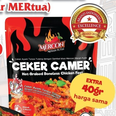 

Mercon Merah Putih - Satuan || Ceker CaMer Cakar Mertua || Ceker Mercon Tanpa Tulang