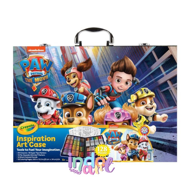 

(IAS) Crayola Inspiration Art Case Coloring Set Paw Patrol 128pieces / Mewarnai Menggambar Anak