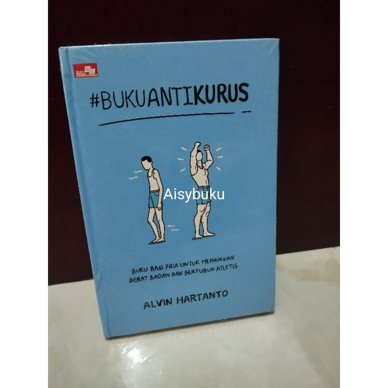 ORI segel hatfcover buku anti kurus Alvin Hartanto