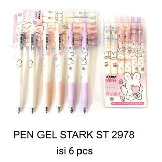 

1Lusin Pulpen Gel Mekanik Pulpen Gel Klik Fancy Stark