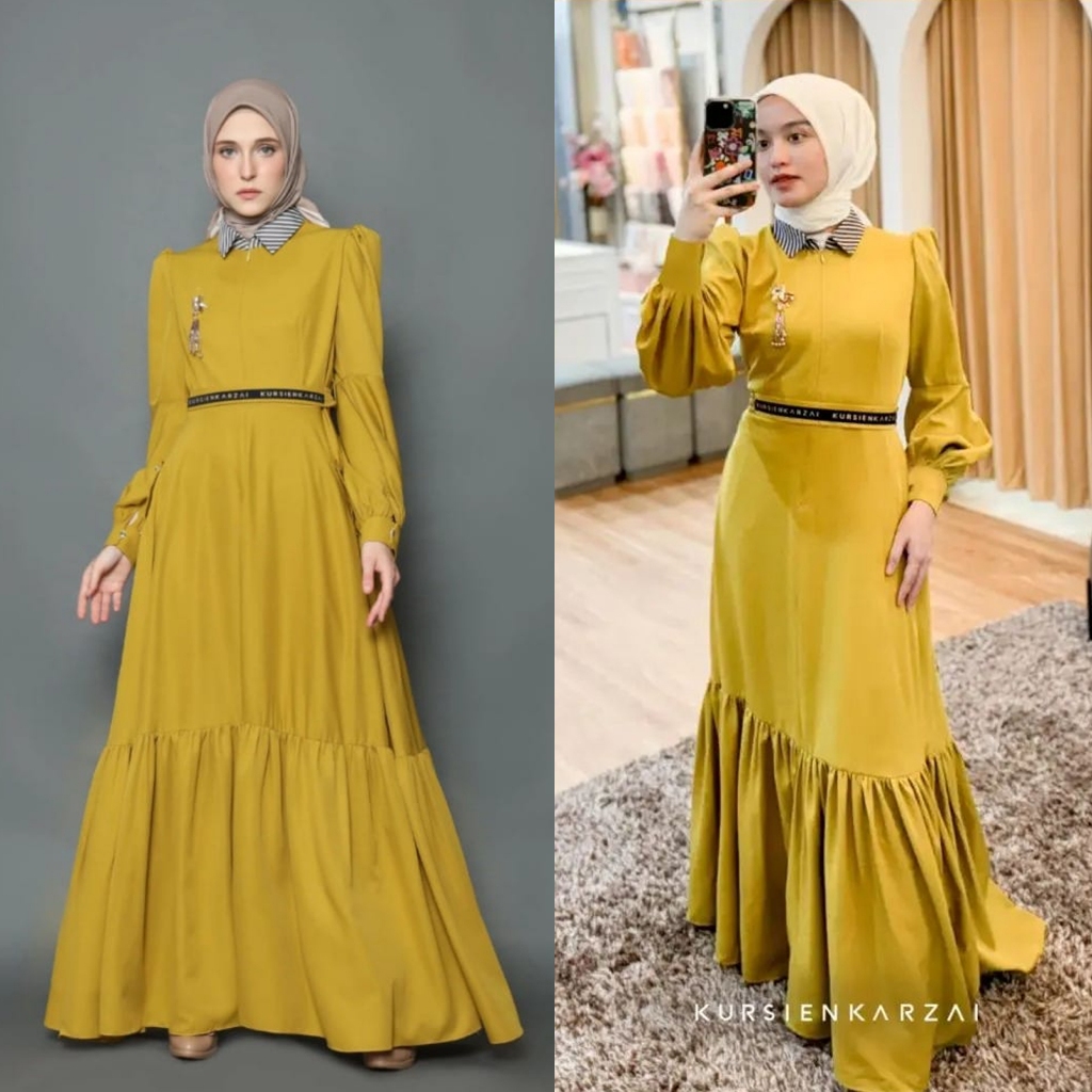 KURSIEN KARZAI Eredita Daily Dress DR23, Kain Cotton Polyester High Quality