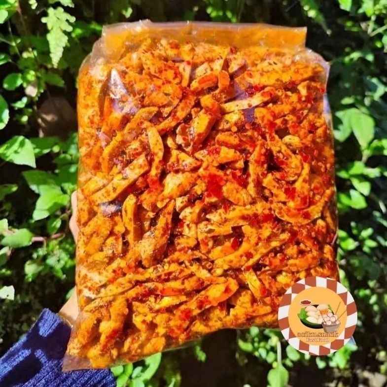 

(TERMURAH) BASRENG EXTRA PEDAS DAUN JERUK 1KG / BUMBU MELIMPAH / BASRENG STIK
