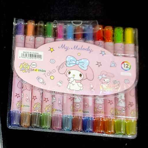 

Fancy Krayon Crayon Putar Mini 12 Warna Krayon Anak Sekolah