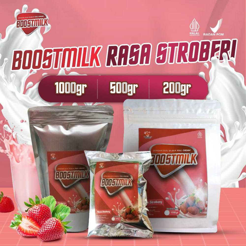 

BOOSTMILK Susu Gemuk Badan Penambah Nafsu Makan Rasa Strawberry