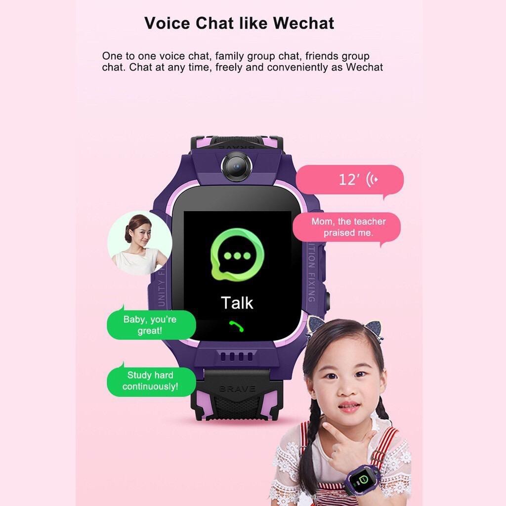 VIVO Smartwatch Jam tangan anak untuk teleponGps Digital Waterproof Kids Anti Air IP67