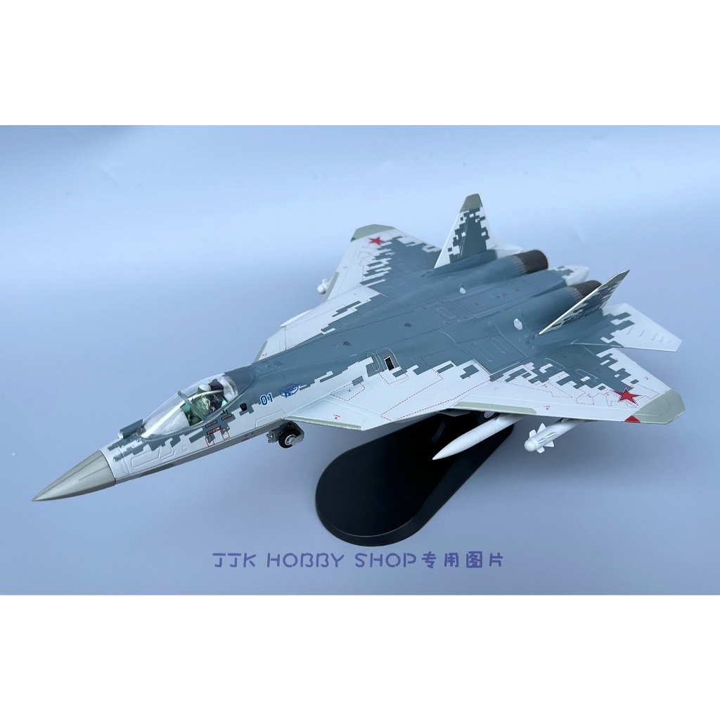 Diecast Miniatur Militer Pesawat Sukhoi Su-57 PAK FA T-50 Skala 72 WLTK AU Rusia Su-35 Su-27