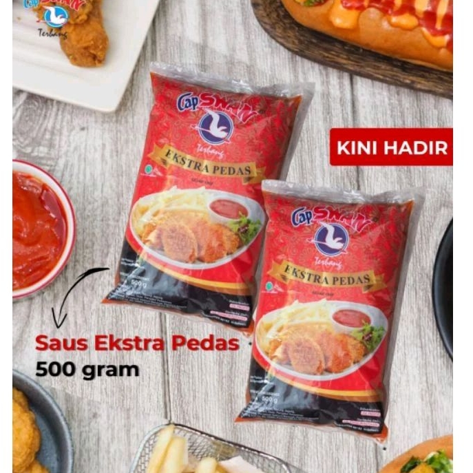 

SAUS EXTRA PEDAS CAP SWAN TERBANG ( POUCH 500gr )