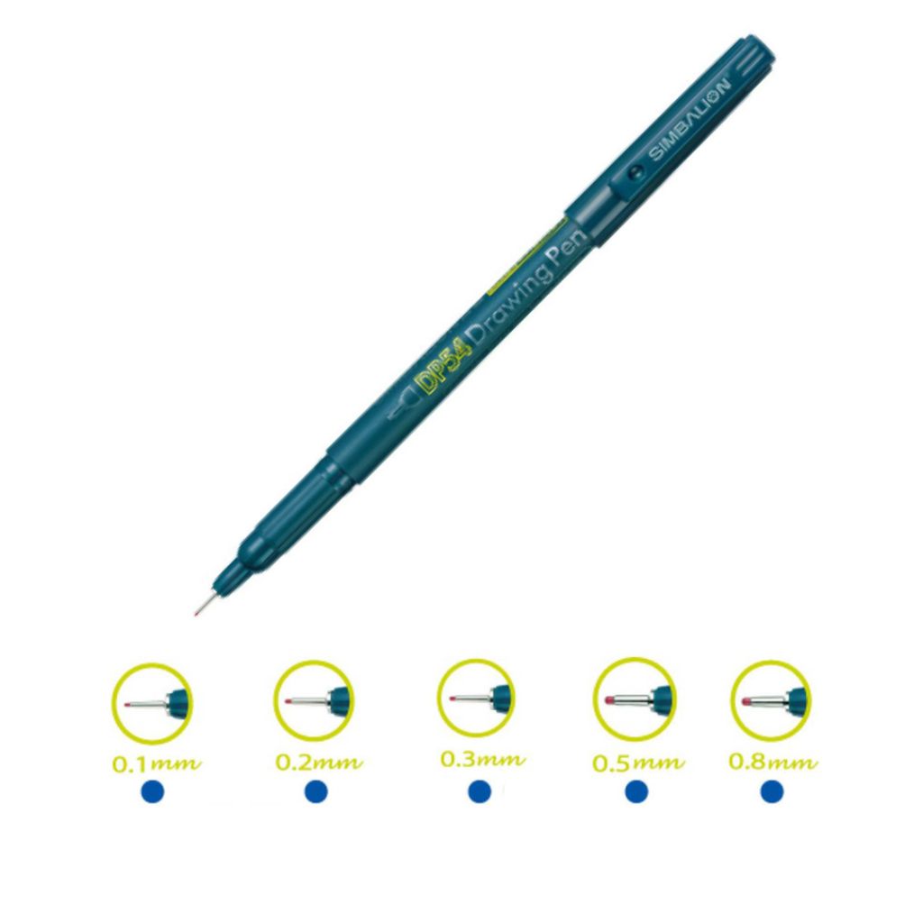 

Simbalion Drawing Pen Biru Set - Pena Kaligrafi ( isi 5 pcs )
